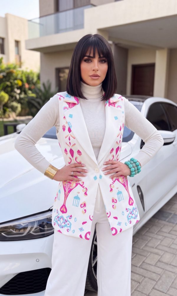 The Printed Tailored Vest